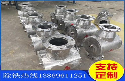 管道式自卸除鐵器，內(nèi)蒙古管道式自卸除鐵器哪家好_內(nèi)蒙古管道式自卸除鐵器哪家好安裝示意圖型12000高斯_工作原理